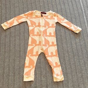 Milkbarn Organic Cotton Footless Pajamas